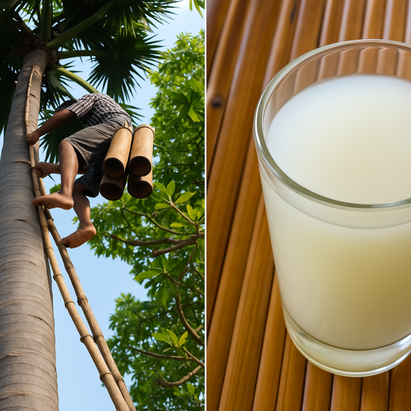 Berkas:Harvesting Palm Sap and Refreshment.png